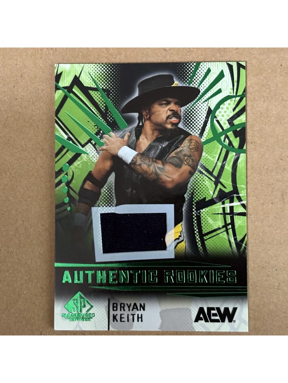 2025 SP Game Used AEW - Memorabilia Green Bryan Keith #94